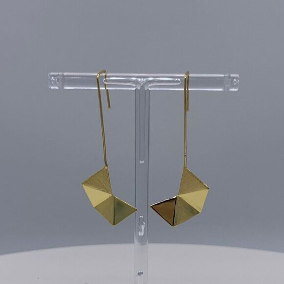 Bracelet, cuff, mirror gold colour stainless steel, hammered texture, large - Picture 13 of 16